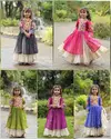 KA 5036 Kora Cotton Navaratri Special Mom Daughter Lehenga Choli Wholesale Shop In Surat